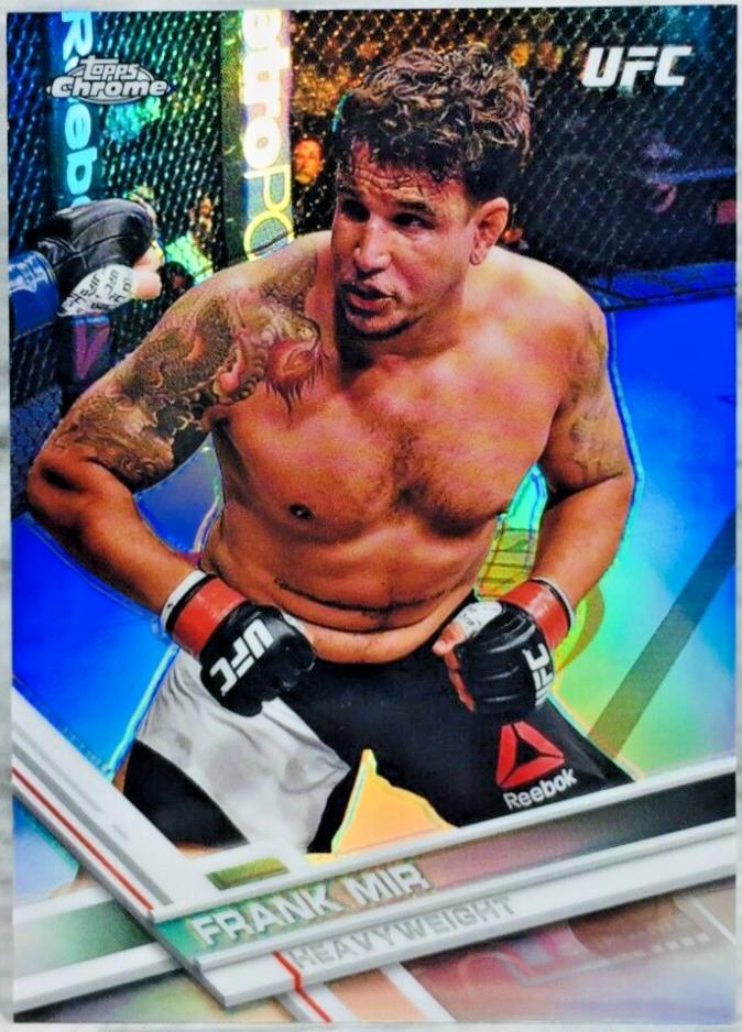 Frank Mir 2017 Topps Chrome UFC Base #63 Refractor