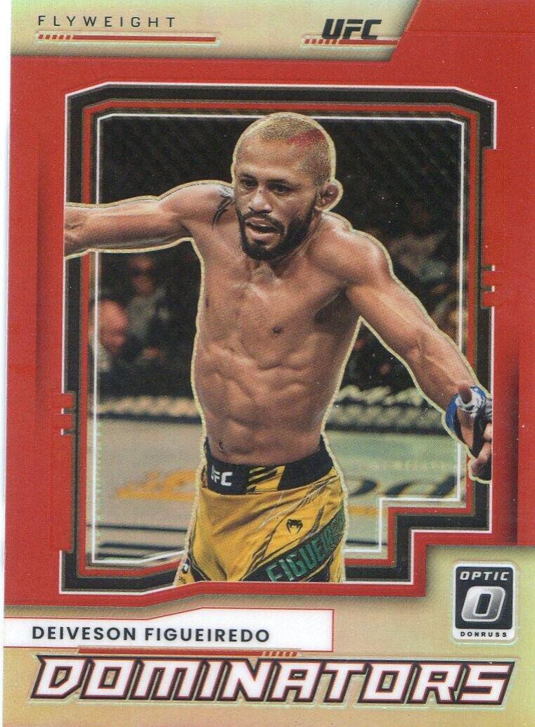 Deiveson Figueiredo 2022 Panini Donruss Optic UFC Dominators #16 Red
