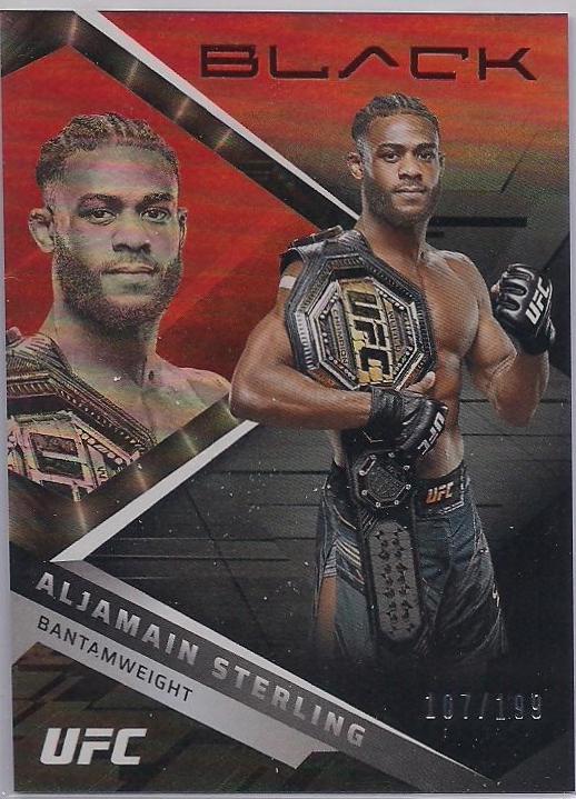 Aljamain Sterling 2022 Panini Chronicles UFC Base Black #216 Red