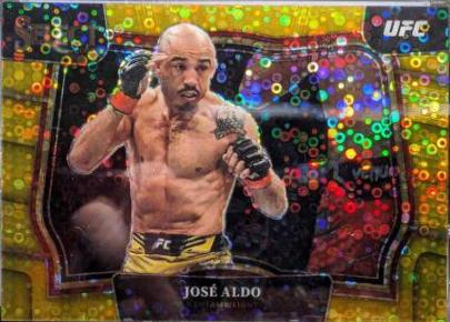 José Aldo 2023 Panini Select UFC Octagonside #261 Gold Disco