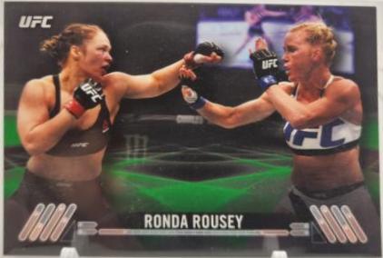 Ronda Rousey 2017 Topps UFC Knockout Base #6 Green