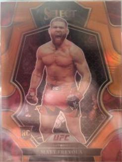 Matt Frevola 2023 Panini Select UFC Premier Level #107 Orange