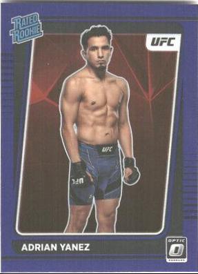 Adrian Yanez 2022 Panini Donruss Optic UFC Base #105 Purple
