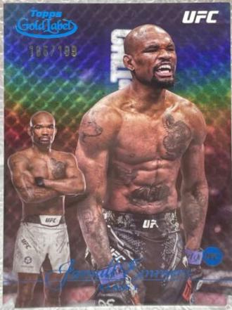 Jamall Emmers 2024 Topps Gold Label UFC Base Class I #71 Black