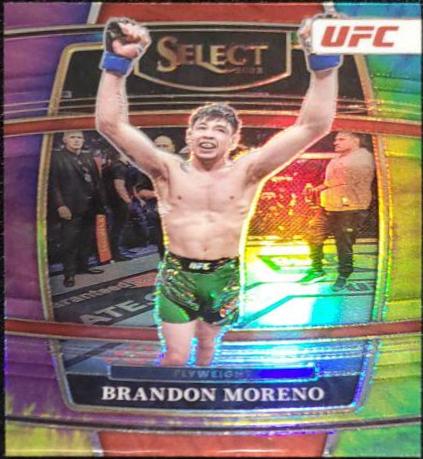 Brandon Moreno 2022 Panini Select UFC Concourse #95 Tie Dye