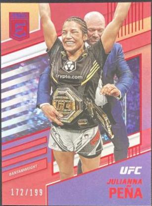Julianna Peña 2022 Panini Chronicles UFC Base Elite #251 Red