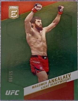 Magomed Ankalaev 2023 Panini Chronicles UFC Base Elite #252 Green