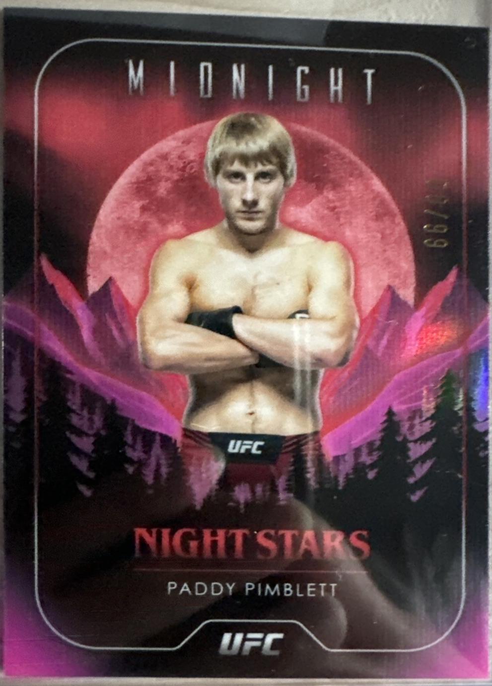 Paddy Pimblett 2024 Topps Midnight UFC Night Stars #NS-26 Twilight