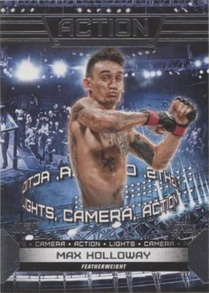 Max Holloway 2024 Topps Knockout UFC Action (Lights, Camera, Action) #ACT-2 Platinum