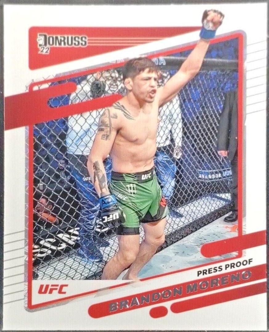 Brandon Moreno 2022 Panini Donruss UFC Base #35 Silver