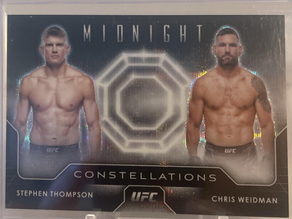Stephen Thompson / Chris Weidman 2024 Topps Midnight UFC Constellations #CO-15 Moon Beam