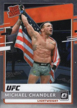 Michael Chandler 2021 Panini Chronicles UFC Base Optic Rated Rookies #220 Gold
