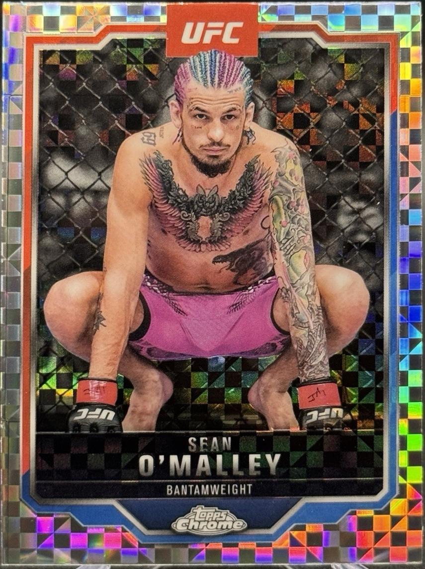 Sean O'Malley 2025 Topps Chrome UFC Base #1 X-Fractor