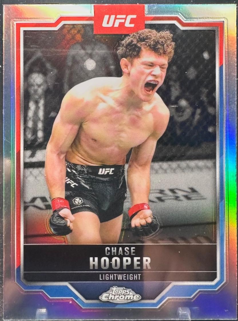 Chase Hooper 2025 Topps Chrome UFC Base #17 Refractor