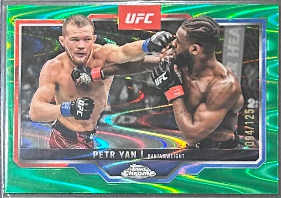 Petr Yan 2025 Topps Chrome UFC Base #116 Green Wave