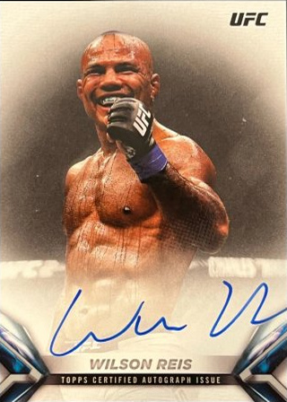 Wilson Reis 2018 Topps UFC Knockout Knockoutautographs #KA-WR Green