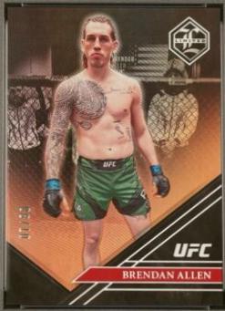 Brendan Allen 2023 Panini Chronicles UFC Base Limited #218 Gold