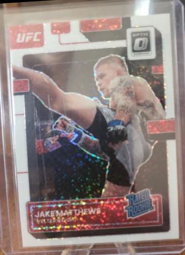 Jake Matthews 2023 Panini Donruss Optic UFC Base #116 White Sparkle