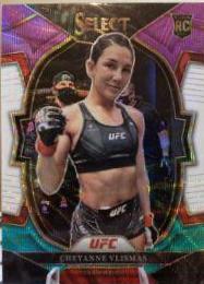 Cheyanne Vlismas 2023 Panini Select UFC Concourse #80 Red Blue Base