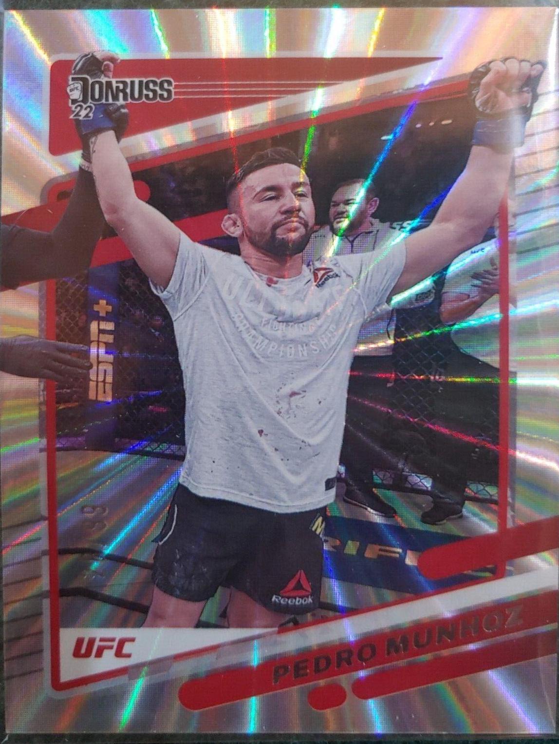 Pedro Munhoz 2022 Panini Donruss UFC Base #76 Silver