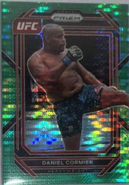 Daniel Cormier 2023 Panini Prizm UFC Base #145 Green Pulsar