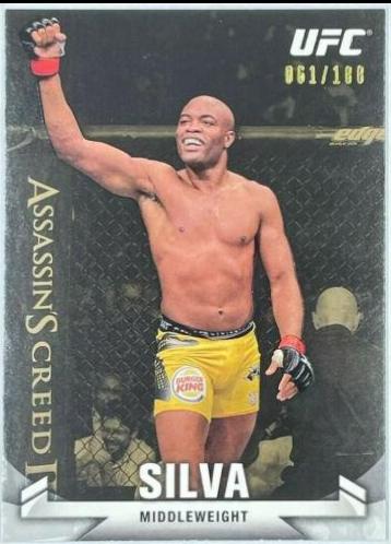 Anderson Silva 2013 Topps UFC Knockout Base #56 Gold