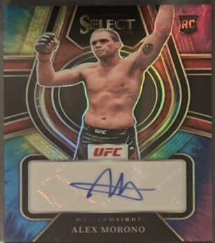 Alex Morono 2022 Panini Select UFC Rookie Signatures #6 Tie Dye