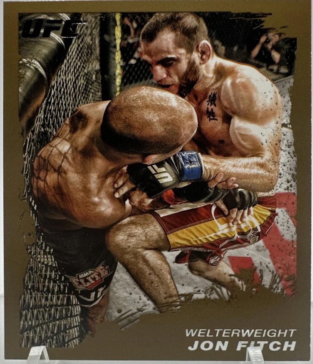 Jon Fitch 2011 Topps UFC Moment of Truth Base #159 Gold