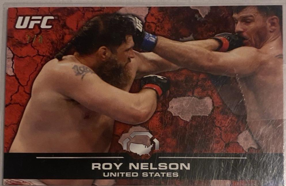 Roy Nelson 2013 Topps UFC Bloodlines Base #65 Red