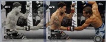 Urijah Faber 2015 Topps UFC Chronicles Base #123 Black and White