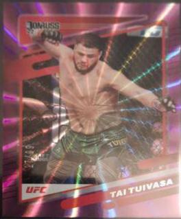 Tai Tuivasa 2022 Panini Donruss UFC Base #200 Purple Laser