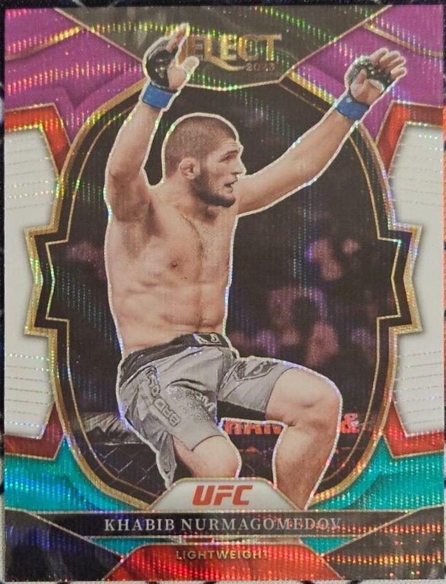 Khabib Nurmagomedov 2023 Panini Select UFC Octagonside #203 Tri Color