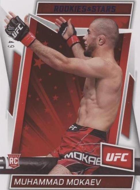 Muhammad Mokaev 2023 Panini Chronicles UFC Base Rookies and Stars #187 Purple