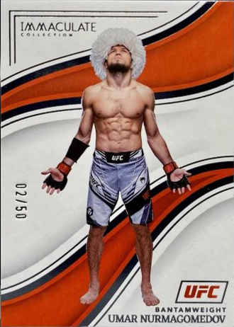 Umar Nurmagomedov 2023 Panini Immaculate Collection UFC Base #7 Platinum