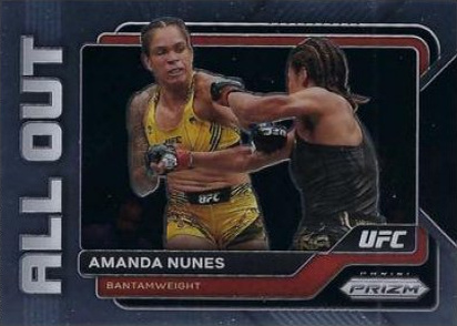 Amanda Nunes 2023 Panini Prizm UFC All Out #21 Silver