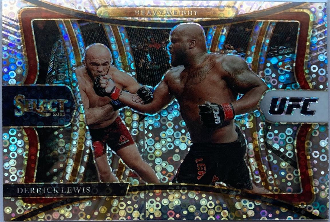 Derrick Lewis 2021 Panini Select UFC Premier Level #117 Disco