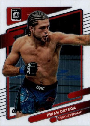Brian Ortega 2022 Panini Donruss Optic UFC Base #48 Pink