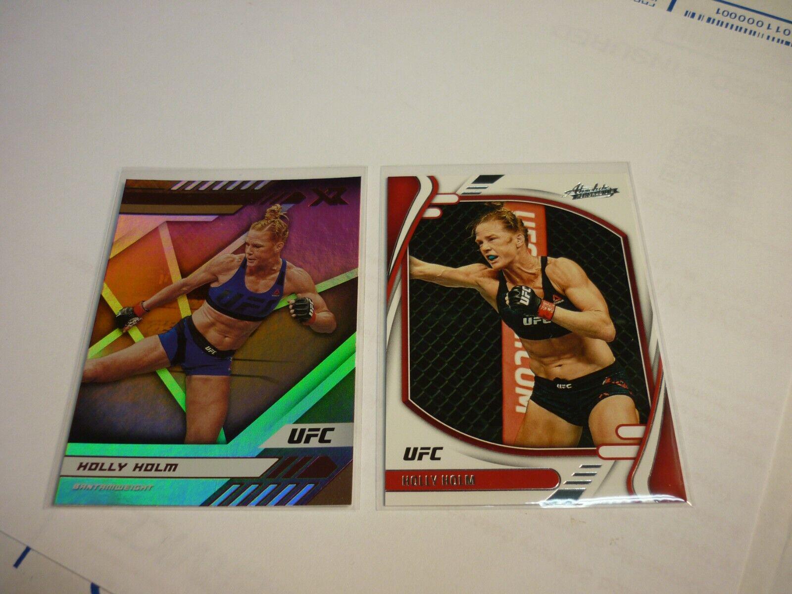 Holly Holm 2021 Panini Chronicles UFC Base XR #185 Pink