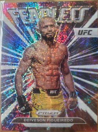 Deiveson Figueiredo 2023 Panini Prizm UFC Fearless #19 White Sparkle
