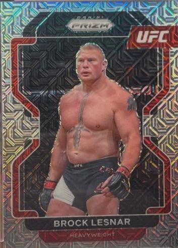 Brock Lesnar 2022 Panini Prizm UFC Base #159 Mojo