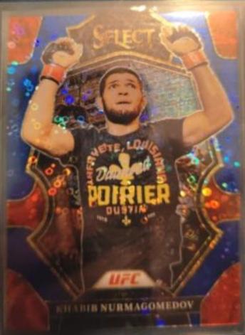 Khabib Nurmagomedov 2023 Panini Select UFC Premier Level #116 Blue Disco