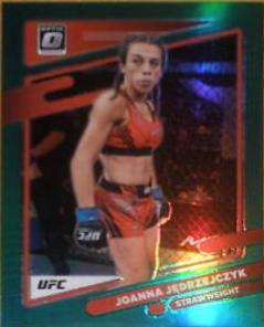 Joanna Jędrzejczyk 2022 Panini Donruss Optic UFC Base #87 Green