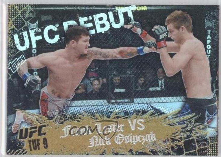 Frank Lester / Nick Osipczak 2010 Topps UFC Main Event Base #118 Gold