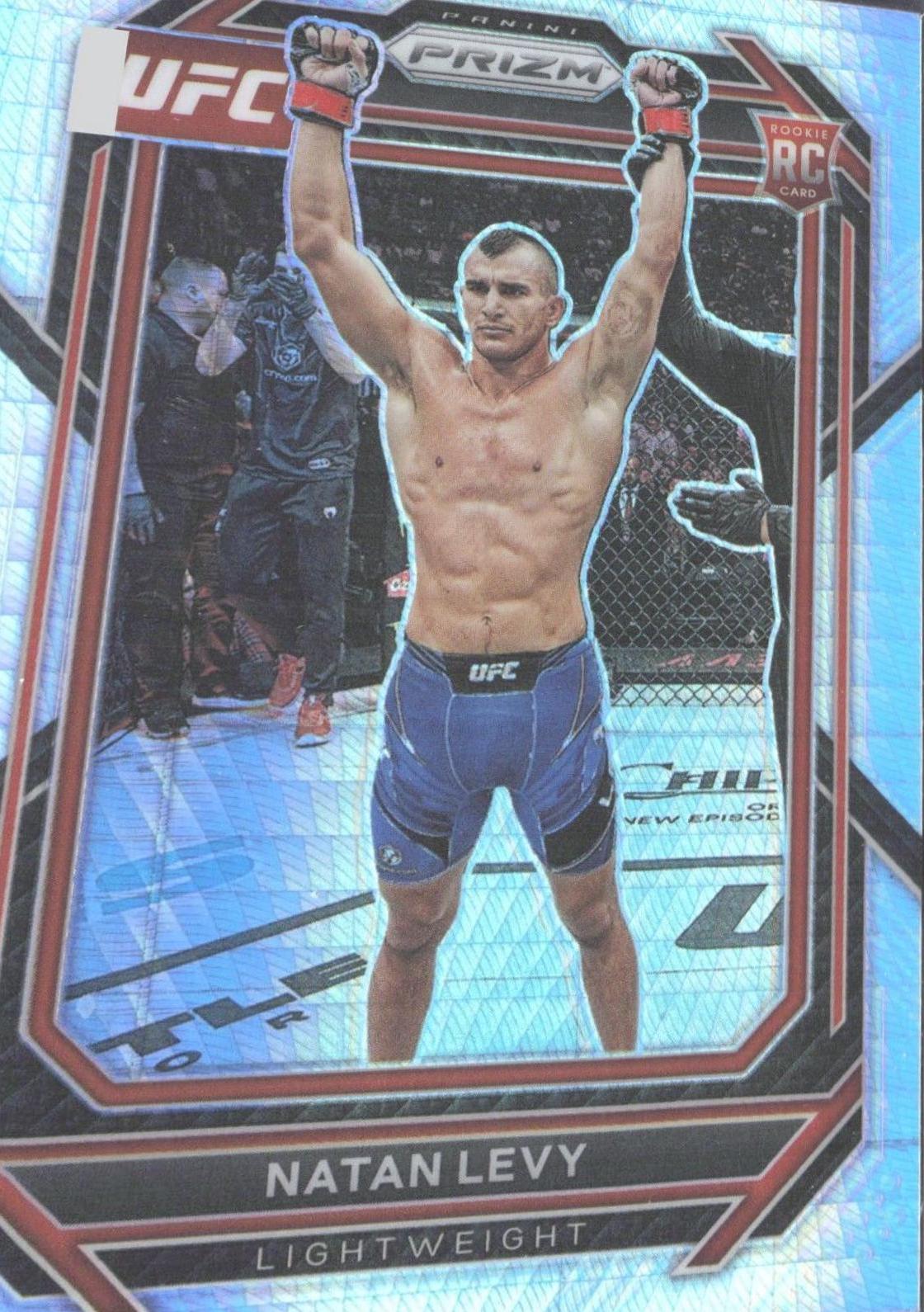Natan Levy 2023 Panini Prizm UFC Base #176 Hyper