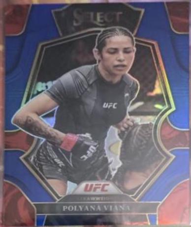 Polyana Viana 2023 Panini Select UFC Premier Level #169 Blue Disco