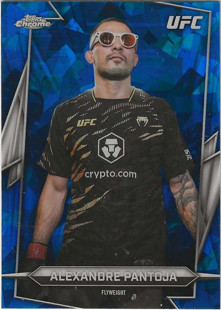 Alexandre Pantoja 2026 Topps Chrome Sapphire UFC Base #40 Gold Sapphire