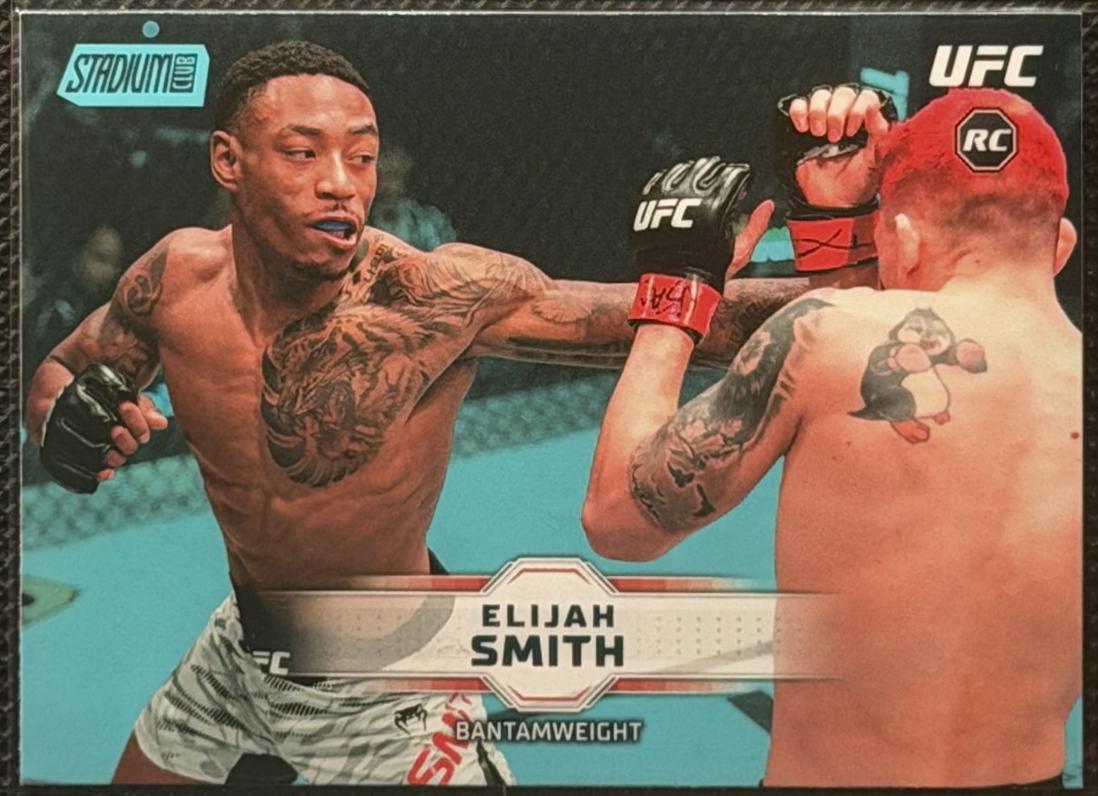 Elijah Smith 2026 Topps Stadium Club UFC Base #147 Blue