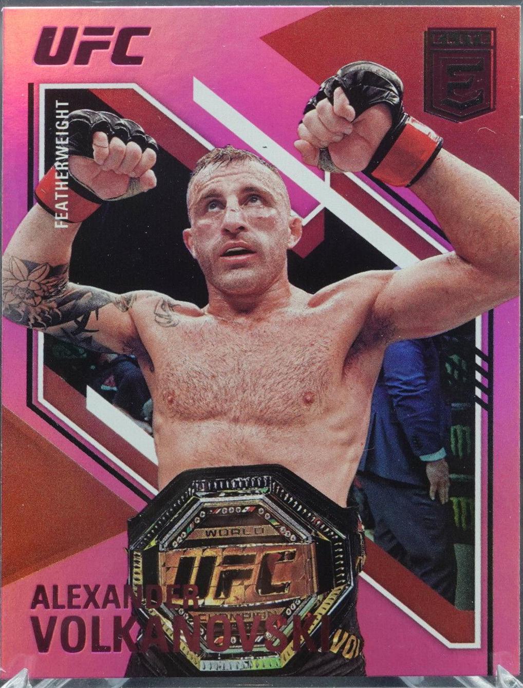 Alexander Volkanovski 2021 Panini Chronicles UFC Base Elite #143 Pink