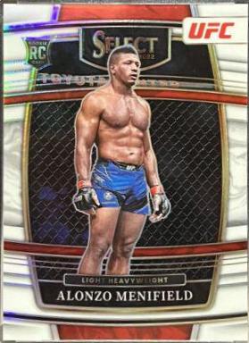 Alonzo Menifield 2022 Panini Select UFC Concourse #4 White