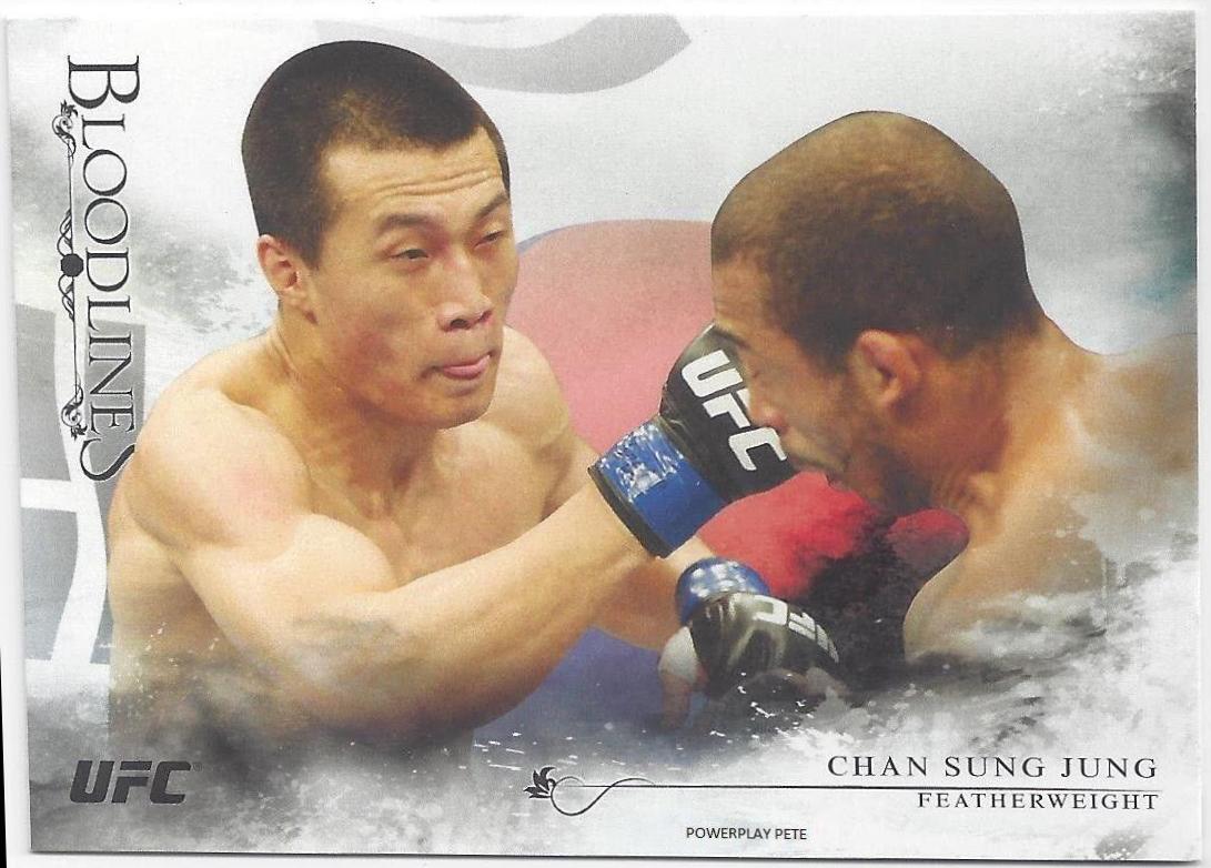 Chan Sung Jung 2014 Topps UFC Bloodlines Base #72 Flag